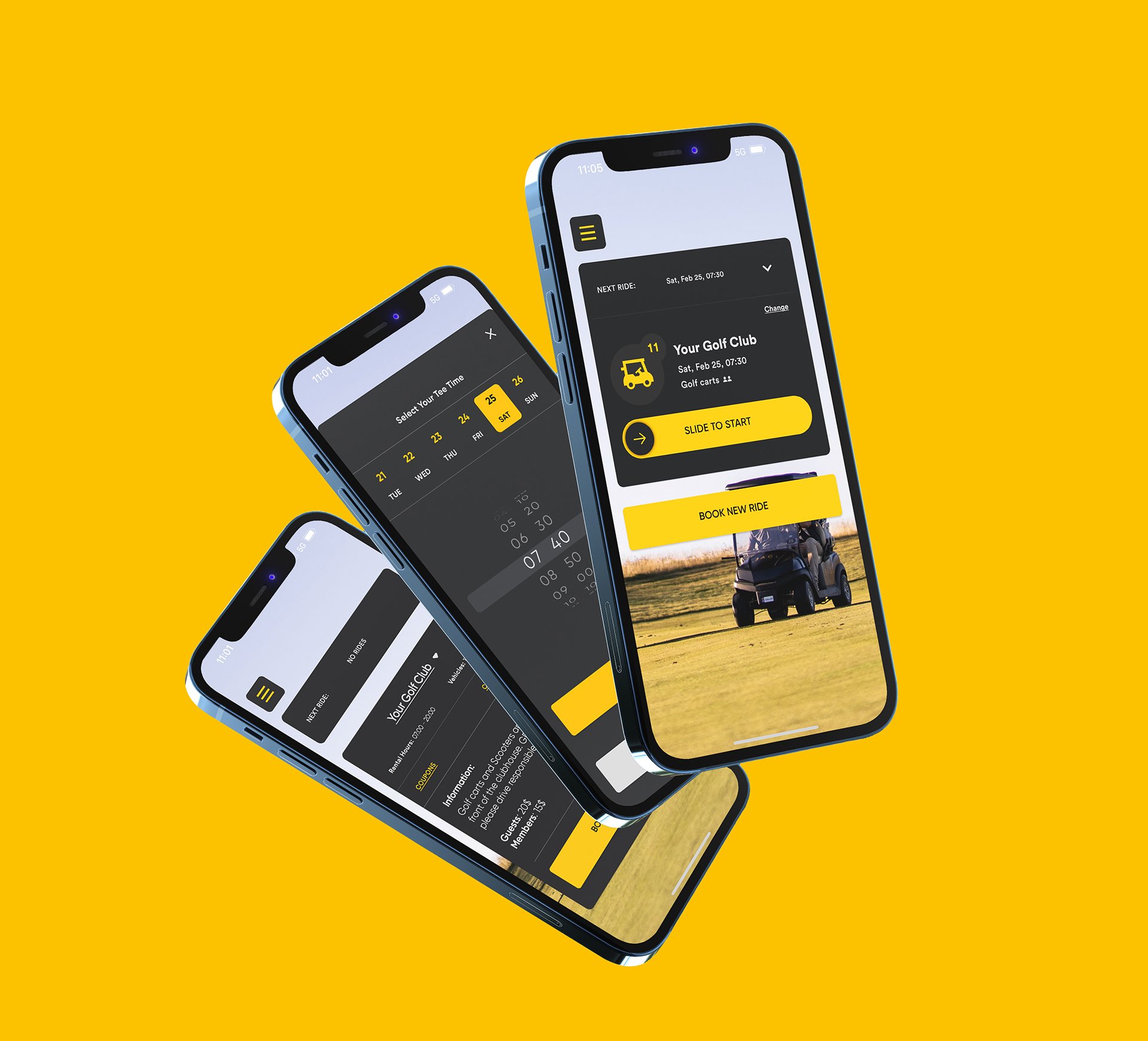 EAGL App — book, pay and start a cart from your phone